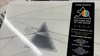 First Look at Pink Floyd The Dark Side of the Moon Live at Wembley 1974 LP - Opening and Contents