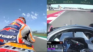 Moto GP vs F1 | Circuito de las Américas