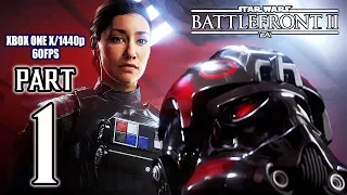 STAR WARS BATTLEFRONT 2 Walkthrough PART 1 (XB1 X) No Commentary @ 1440p (60ᶠᵖˢ) HD ✔