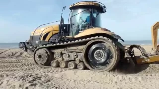 CATERPILLAR POWERED CHALLENGER,REAL CAT POWER !