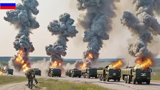 RUSSIA'S Biggest Loss! 7500 Tons of Russian Ammunition Convoy Destroyed by US Troops in Crimea