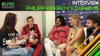 DoReDoS & Philipp Kirkirov - My Lucky Day (interview) | Moldova Eurovision 2018 | Eurovoxx