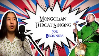 Mongolian Throat Singing with 3 Easy Steps for Beginners (Khoomei Style)