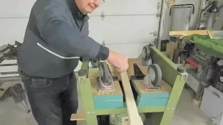 Retracting Casters 1 of 6 - Band Saw/Jointer