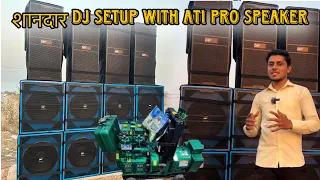 8 bass 4 top with ATI pro 1800w speaker, complete dj setup. / vishal bharat genretor.