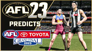 AFL 23 PREDICTS The 2023 AFL Grand Final