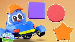 Shapes Song, Hector The Tractor and Car Cartoon Videos for Kids