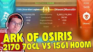 Ark Of Osiris 2170 70GL vs 1561 Hoom KETEMU LAWAN KUAT !! AOO Rise Of Kingdoms Indonesia