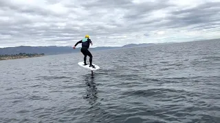 Downwind foiling without wind