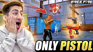 Pistol Only Lone Wolf Challenge😍😱1X1 - Free Fire India