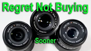 3 Lenses I REGRET not buying SOONER! Fujicrons