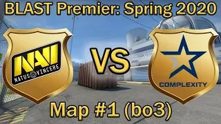 НАВИ в ПОЛУФИНАЛЕ | Navi vs Complexity Map #1 Nuke bo3 | BLAST Premier 2020 by Neosporimiy