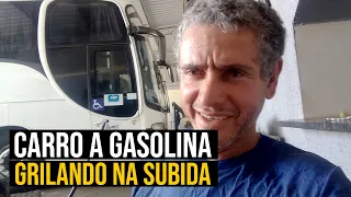 Carro a gasolina grilando na subida | O que pode ser?