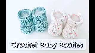 How to Crochet Baby Booties