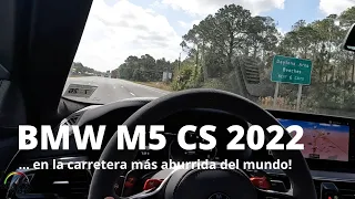BMW M5 CS 2022 de Amelia Island a Miami, la carretera más aburrida del mundo