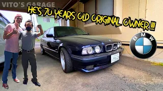 He is 70 Years Old and Original Owner of This BMW E34 540i AC Schnitzer! We Finally Reunited!