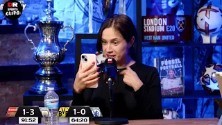 Expressions calls Sophie to rub in Dortmund goal😂