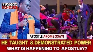 I'M SURPRISED AT HOW APOSTLE AROME TAUGHT & DEMONSTRATED POWER TO THE WHITE PEOPLE