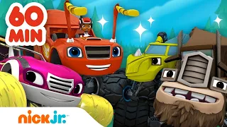 Blaze en de Monsterwielen | 1 uur lang Blaze, Watts, Zeg & Gasquatch! | Nick Jr. Nederland