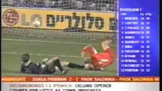 2001 November 1 Chelsea England 1 Hapoel Tel Aviv Israel 1 UEFA Cup