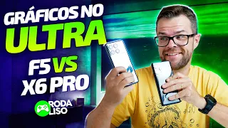 Última chance do POCO X6 Pro // Teste em 13 jogos contra o POCO F5