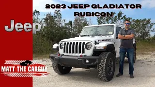 Why you should consider 2023 Jeep Gladiator Rubicon with diesel engine. Review and Drive.