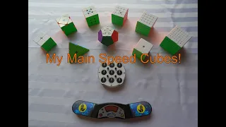 My main speed cubes [2021 Spring]