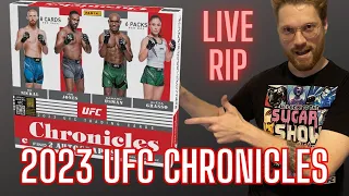 2023 UFC CHRONICLES IS HERE! | 2023 Panini UFC Chronicles Hobby Box LIVE RIP | Kaboom Time?