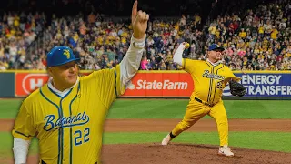 61 Year Old Roger Clemens Pitches for the Savannah Bananas