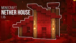 Minecraft : How to Build 1.16 Nether House