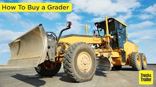 How to buy a used motor grader