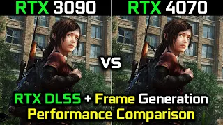 RTX 3090 vs RTX 4070 | Ray Tracing DLSS + Frame Generation (FG) | Test in 15 Games at 4K | 2023