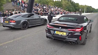 BMW M8 Competition Mosselman Turbo Systems vs Audi RS7 Sportback