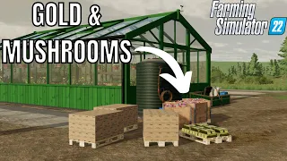 EARLY LOOK NO MAN'S LAND V1.3 UPDATE (Gold, Methane, And Mushrooms) | Farming Simulator 22