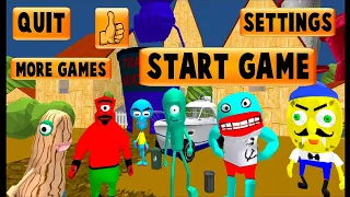 Plankton Gang Secret Sponge's Neighbor Escape 3D Gameplay Level 1