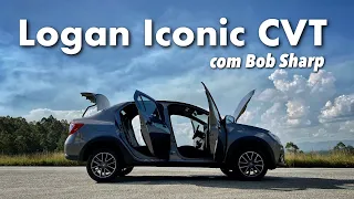 Teste Renault Logan Iconic CVT com Bob Sharp