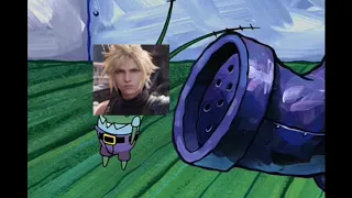 cloud after defeating sephiroth in smash ultimate