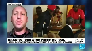 Ugandan pop star and government critic Bobi Wine freed on bail