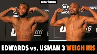 UFC 286: Leon Edwards vs Kamaru Usman 3 | Weigh Ins Highlights