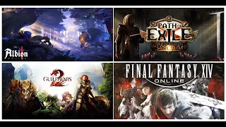 Path of Exile vs Albion vs Guild Wars2 vs FINAL FANTASY XIV: Which Game Has the Most Active Players?