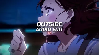 outside - calvin harris ft. ellie goulding (slowed + reverb) [edit audio]