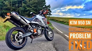 KTM 950 SM Overheating Problem Fixed