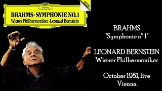 Brahms: Symphony nº 1 - Leonard Bernstein, Vienna Philharmonic Orchestra