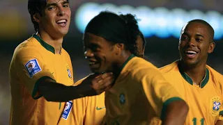 Ronaldinho & Robinho & Kaka Show vs Ecuador 2007