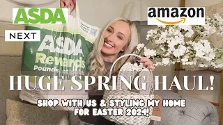 HUGE SPRING HAUL! New in Spring / Easter decor 2024! Styling my home | Stacey Solomon Asda | Amazon