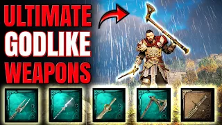 Assassin's Creed Valhalla - The 5 STRONGEST WEAPONS and How To Get Them!