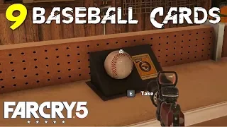 Location of All Baseball Cards (Grand Slam) Whitetail Mountains Collectibles Guide | Far Cry 5