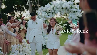 Avic and Renz's Wedding in Antonio's, Tagaytay