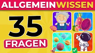 Wie gut ist dein Allgemeinwissen? 🧠✅ 35 Fragen Quiz