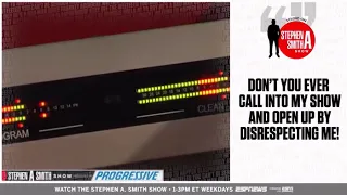 STEPHEN A. SMITH WENT OFF ON A CALLER BECAUSE HE DISRESPECTED HIM!! * must watch *